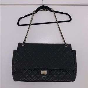 Ainifeel XL Leather Flap Bag